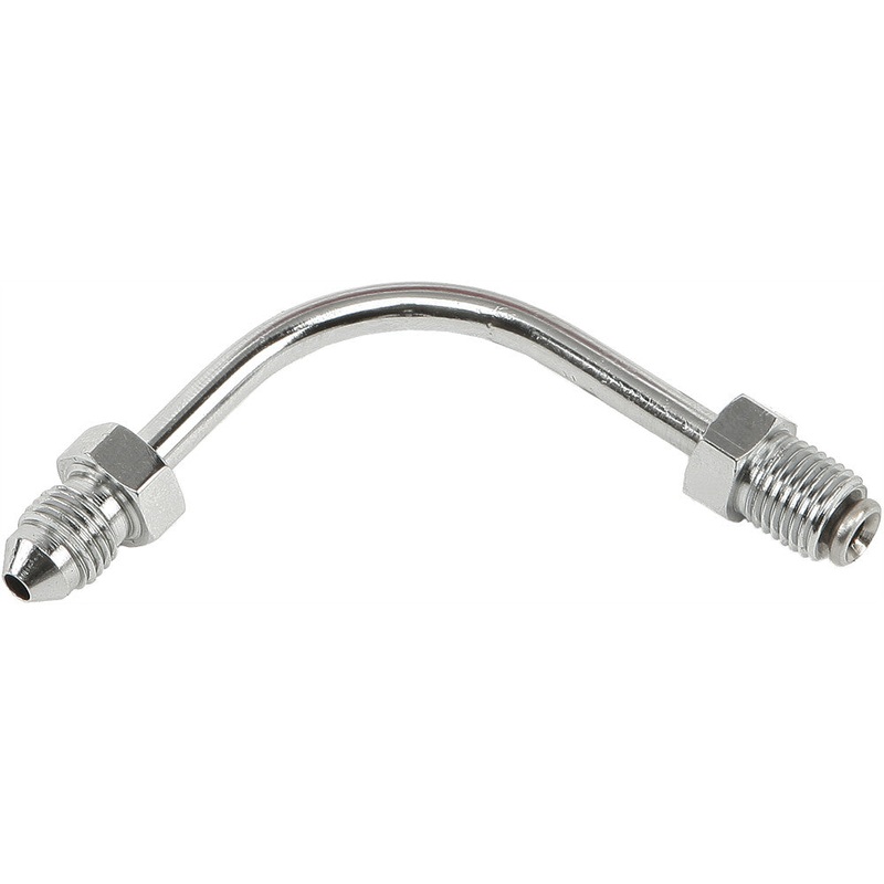 GOODRIDGE JIC TO -3 TUBE ADAPTER 90 DEGREE LONG CHROME 3/8" P691-03CH