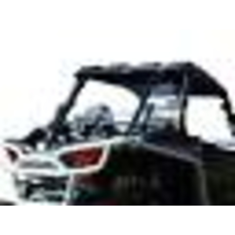 SuperATV Clear Rear Windshield for Polaris RZR XP Turbo / XP 4 Turbo (2016-2021)