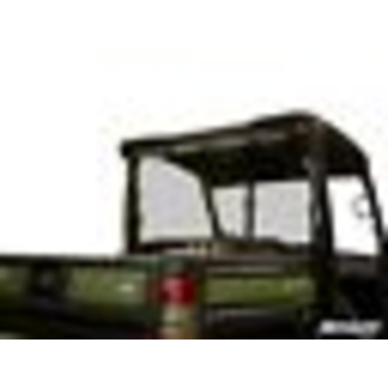 SuperATV Heavy Duty Rear Windshield for John Deere Gator 835 / 865 (2018+)
