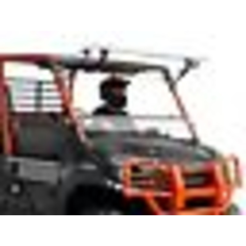 SuperATV Kawasaki Mule Pro FXT / DXT / DX / FX Scratch Resistant Flip Windshield