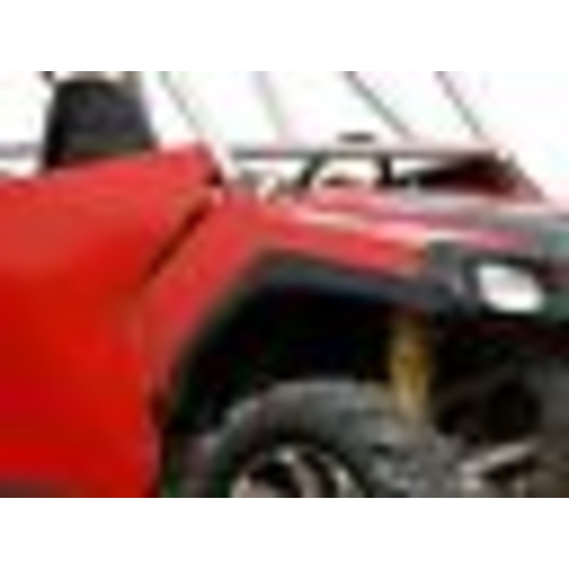 SuperATV Polaris RZR 800 / 800 4 / 800 S Heavy Duty Black Safari Fender Flares