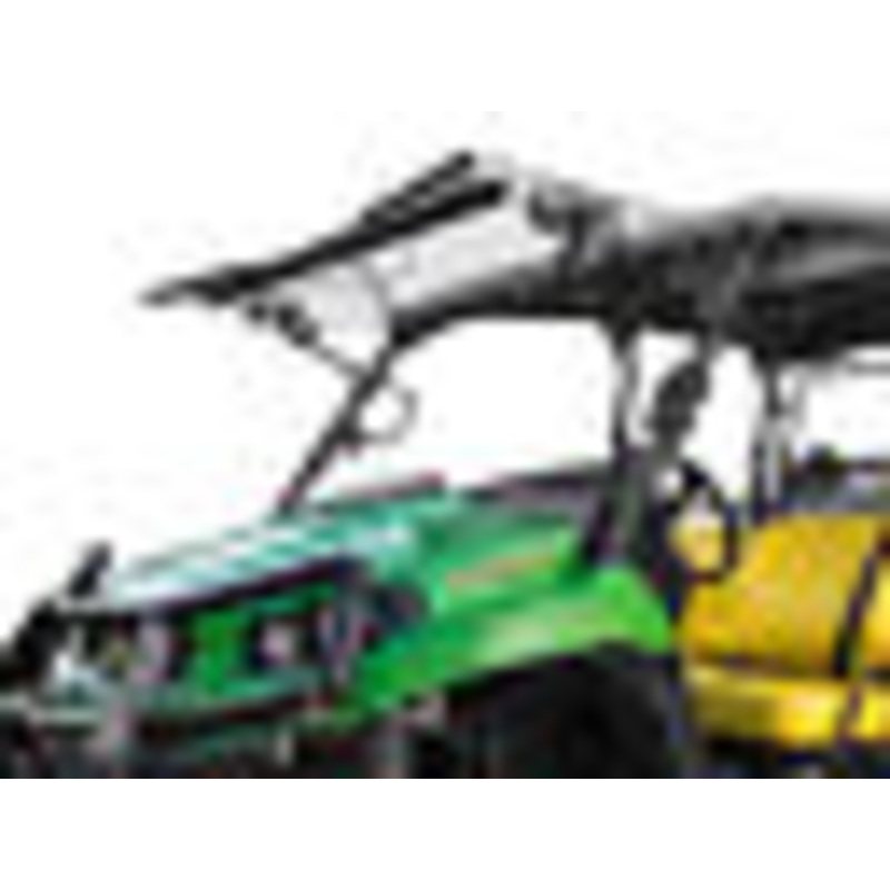 SuperATV Scratch Resistant Flip Windshield for John Deere Gator XUV 550
