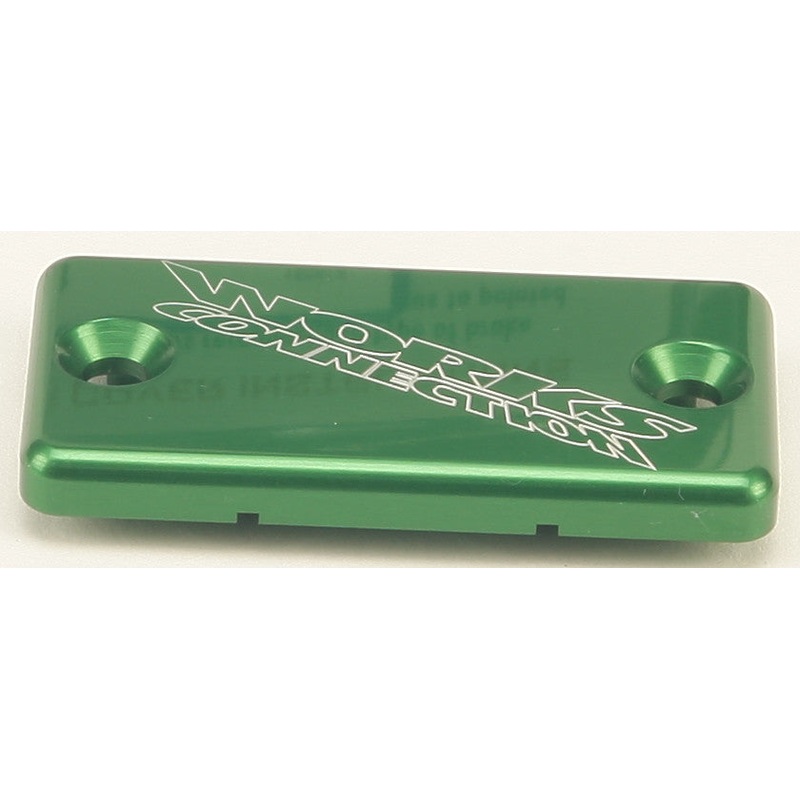 WORKS FRONT BRAKE COVER GREEN 21-128