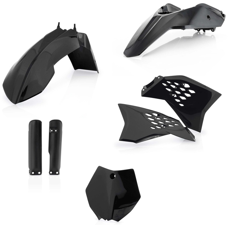 ACERBIS FULL PLASTIC KIT BLACK 2253040001