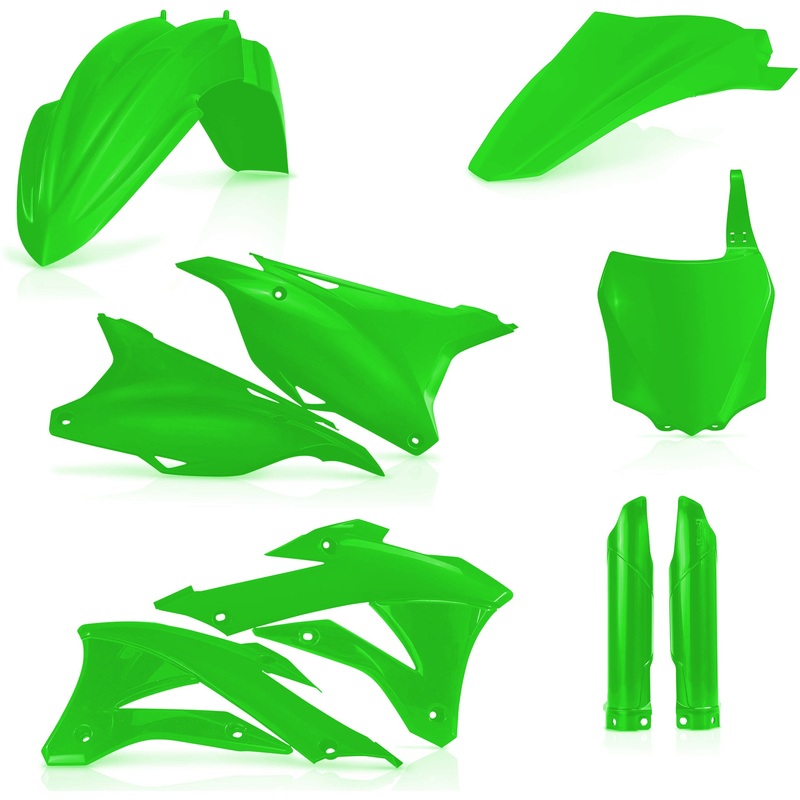 ACERBIS FULL PLASTIC KIT FLUORESCENT GREEN 2374110235