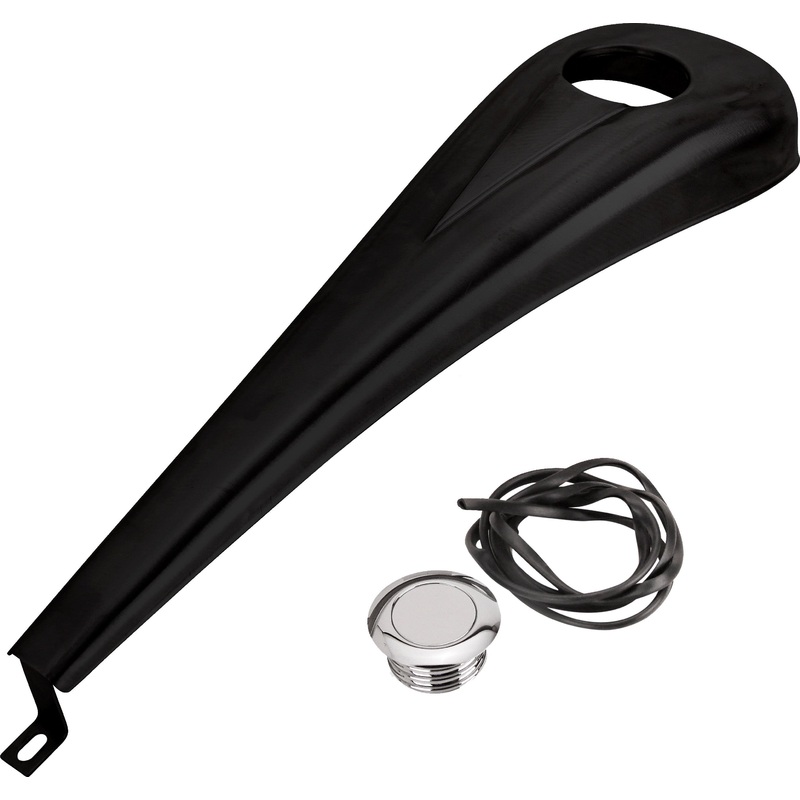 BAGGERNATION DRESSER DASH KIT 6 GALLON TANK GLOSS BLACK DDK-S-08-OEM-B