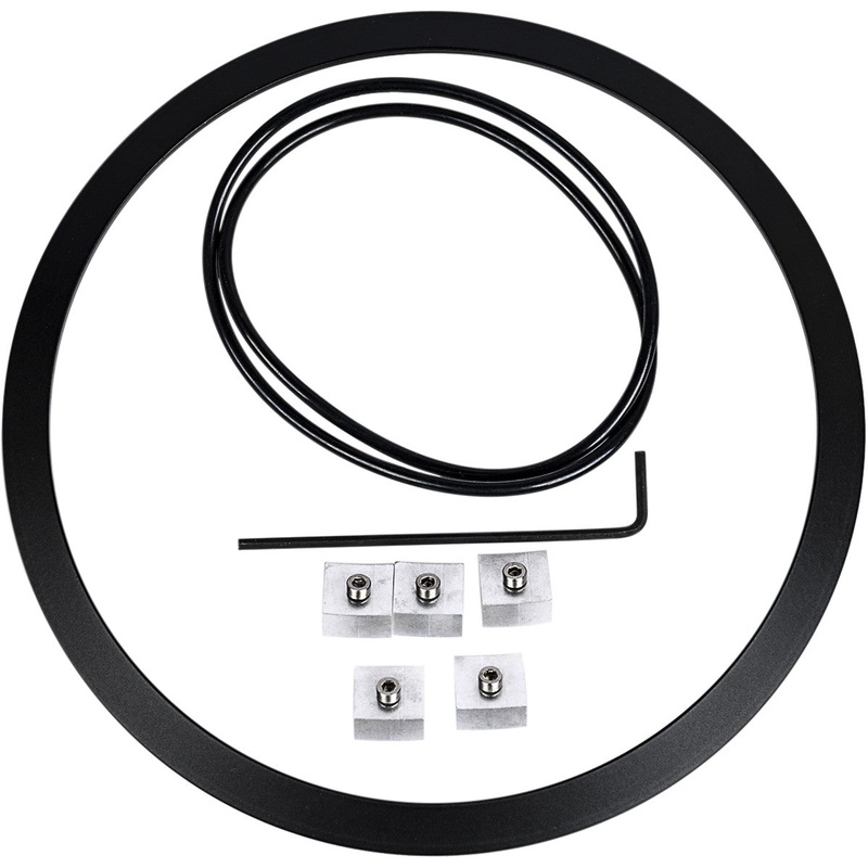 JW SPEAKER 7" ADAPTER RING KIT BLK BMW 703391