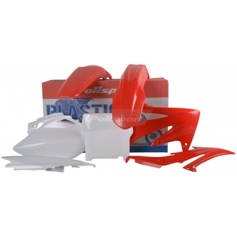 POLISPORT PLASTIC BODY KIT RED 90084