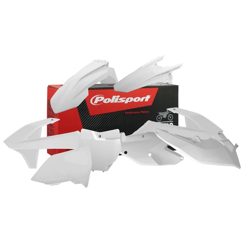 POLISPORT PLASTIC BODY KIT WHITE 90680
