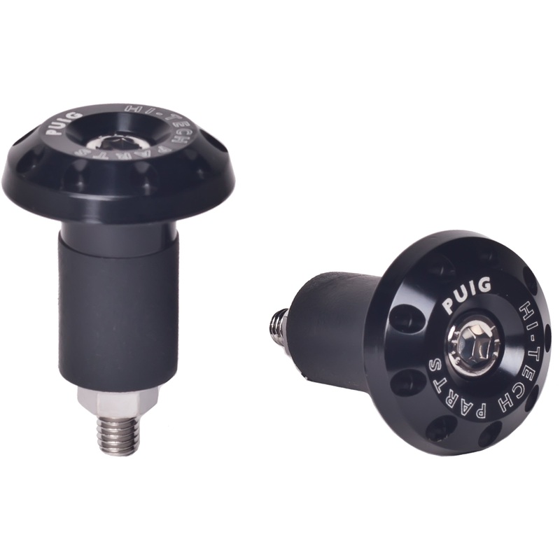 PUIG BAR-ENDS HI-TECH UNIVERSAL BLACK 6222N
