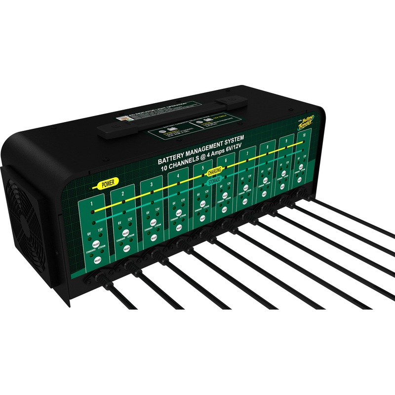 BATTERY TENDER 10 BANK BATTERY CHARGER 021-0134-DL-WH