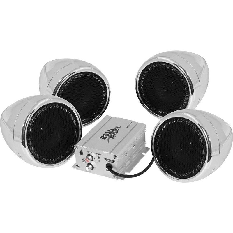 BOSS AUDIO MC470 SPEAKER SYSTEM CHROME 1000W MC470B