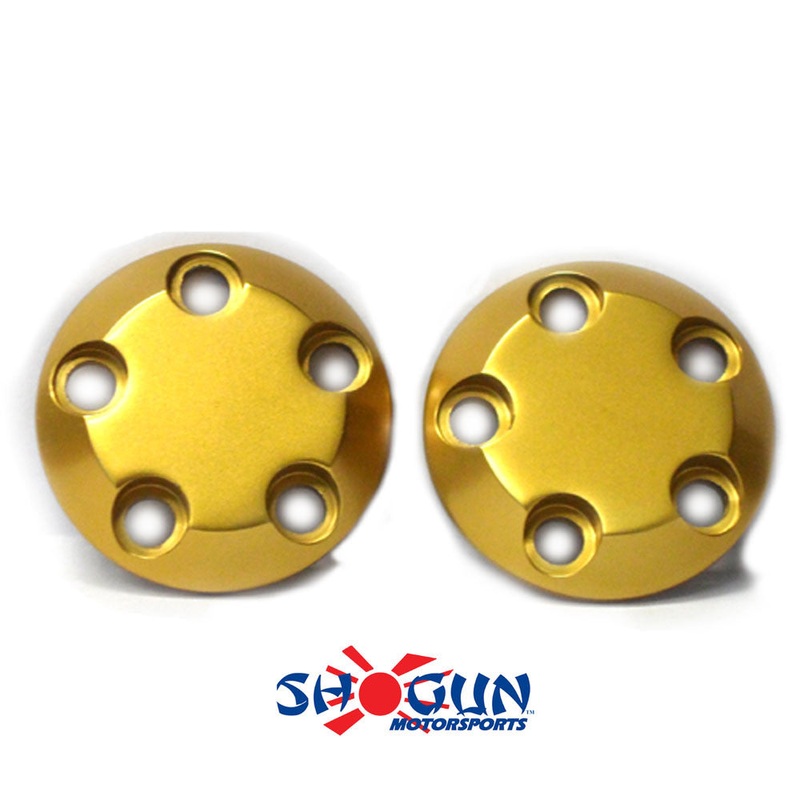 SHOGUN FRAME SLIDERS END CARBON GOLD 710-0903