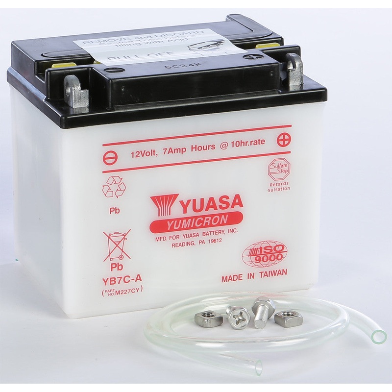 YUASA BATTERY YB7C-A CONVENTIONAL YUAM227CY