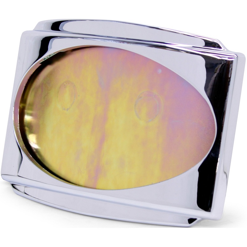 BAGGERNATION STEALTH 3 FRAME W/LIGHT UNIV CHROME USLP3-C