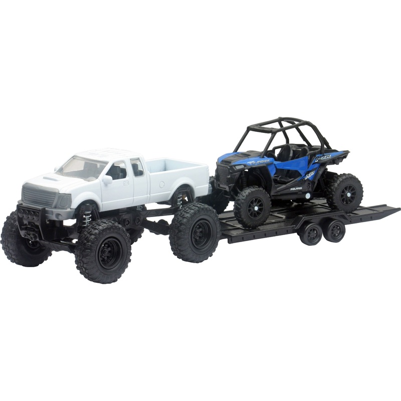 NEW-RAY REPLICA 4X4 TRUCK/UTV PICK-UP TRUCK/POL RZR 50066