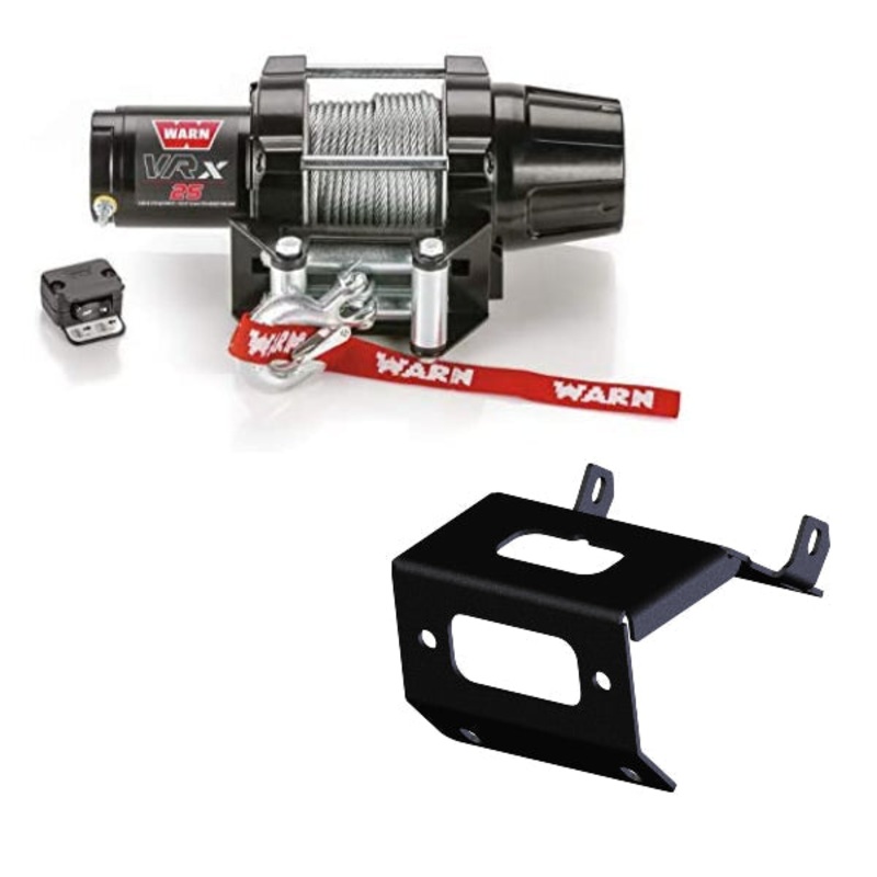 WARN VRX 25 Wire Cable 2500LB Winch Kit for Honda Foreman TRX520 (all models)