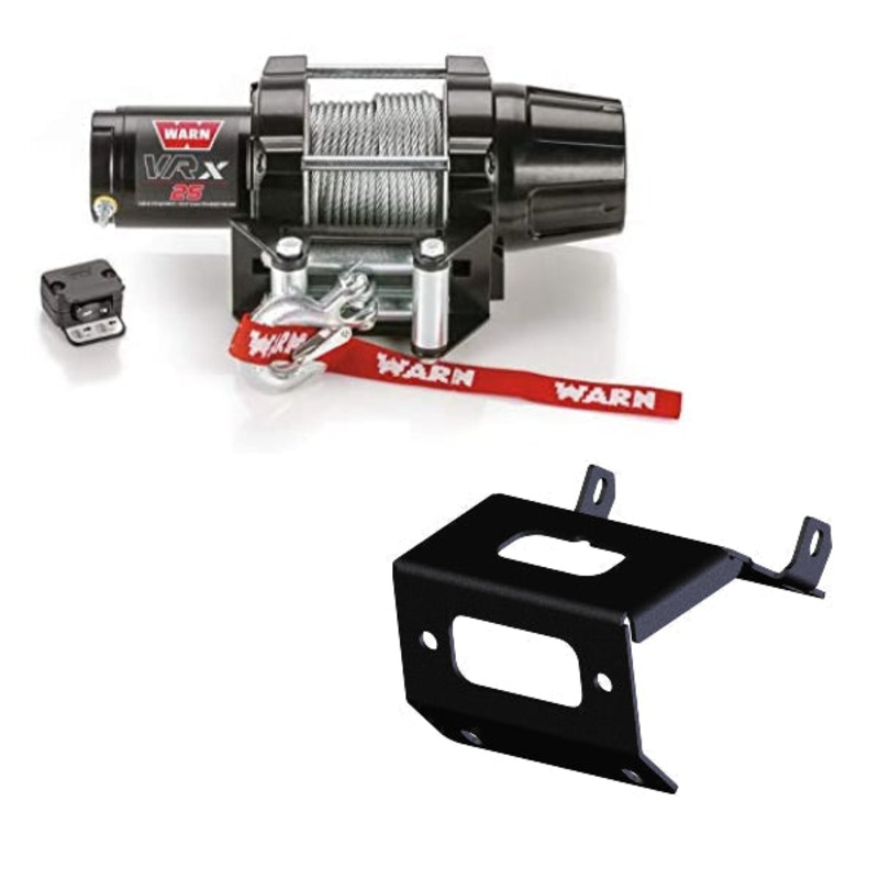 WARN VRX 25 Wire Cable 2500LB Winch Kit for Honda Rancher TRX420 TM**