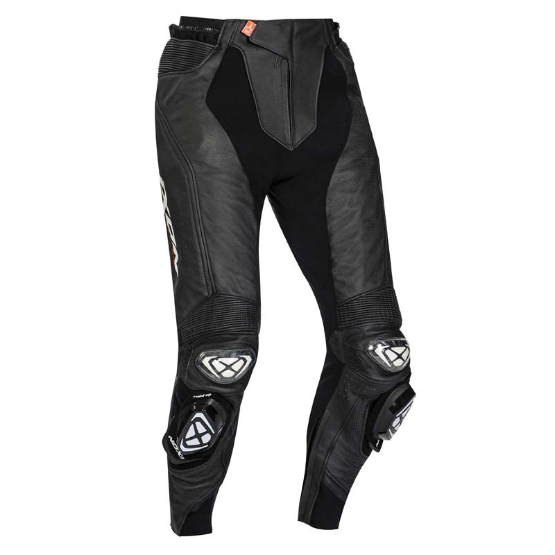 Ixon Vendetta Evo Leather Pants - Black/White