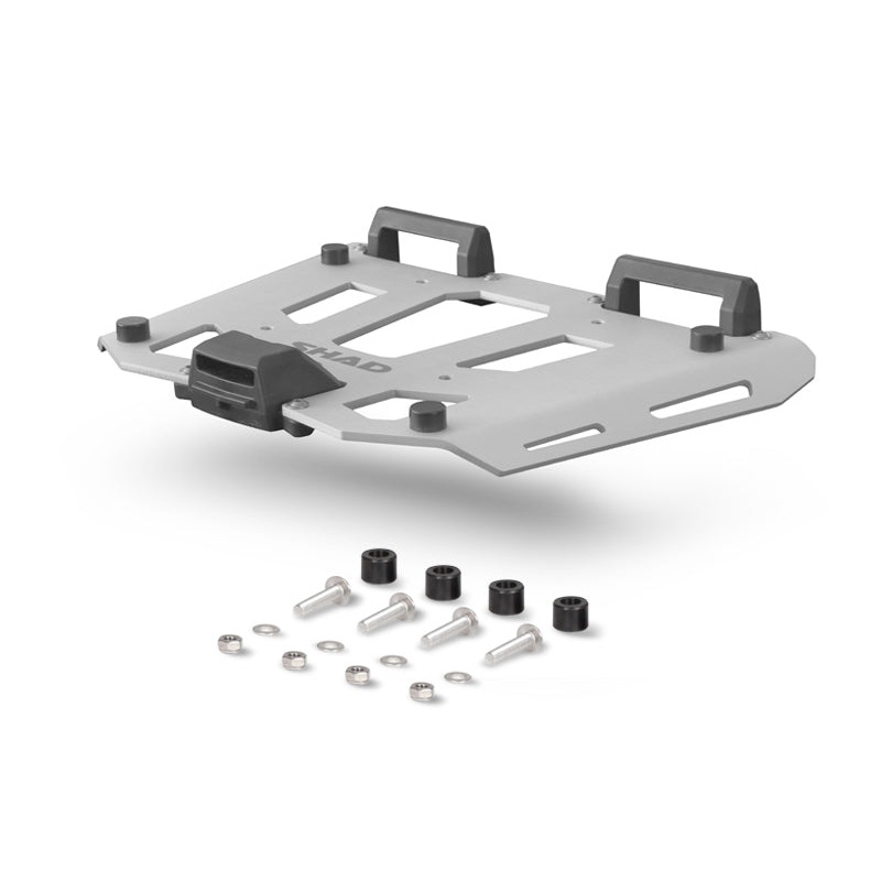 Shad Aluminium Mounting Plate & Screws (Anodised)