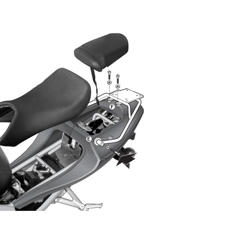 Shad Top Case Fitting Kit For Hyosung GT125/250 09-13
