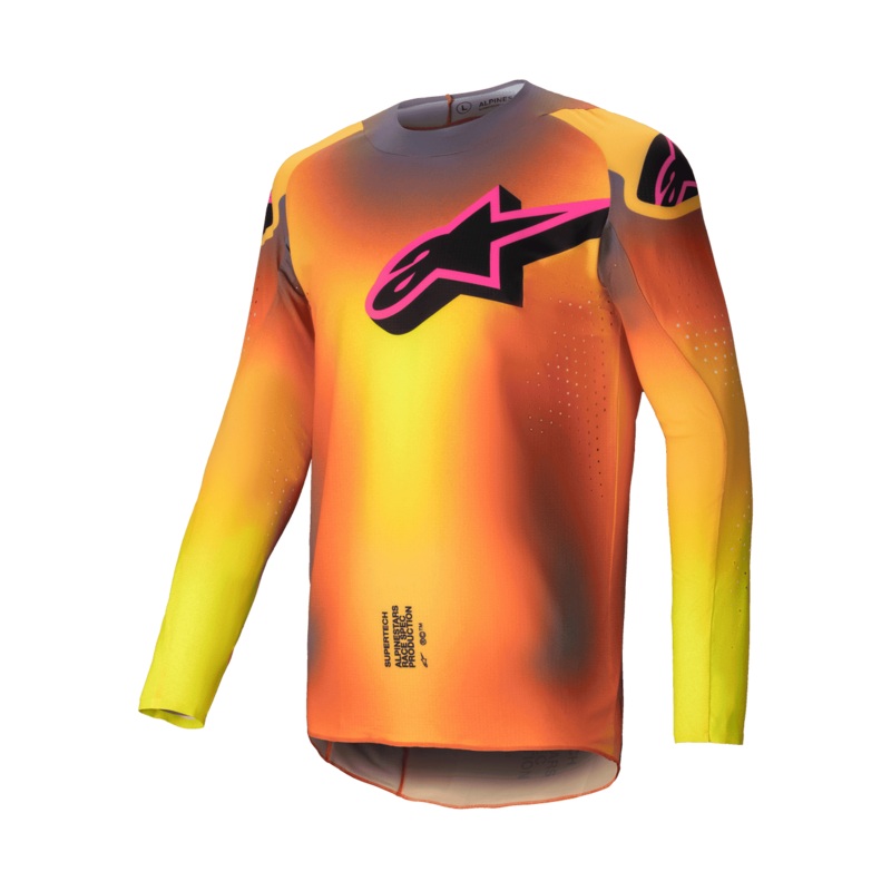 Alpinestars 2025 Supertech Lipan Jersey - Yellow Pink