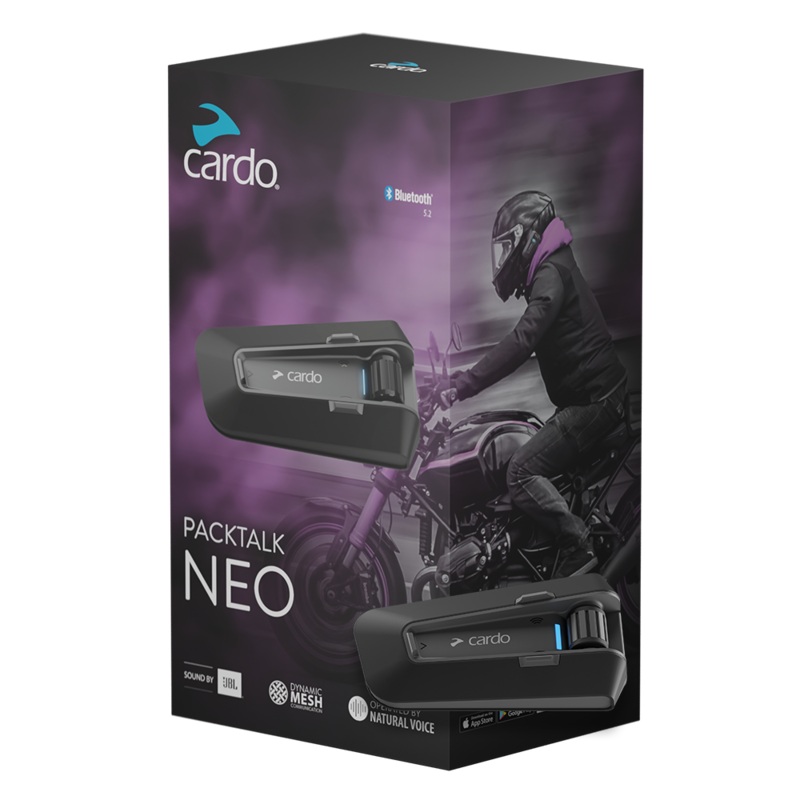 Cardo PACKTALK NEO (JBL Audio) Bluetooth Intercom