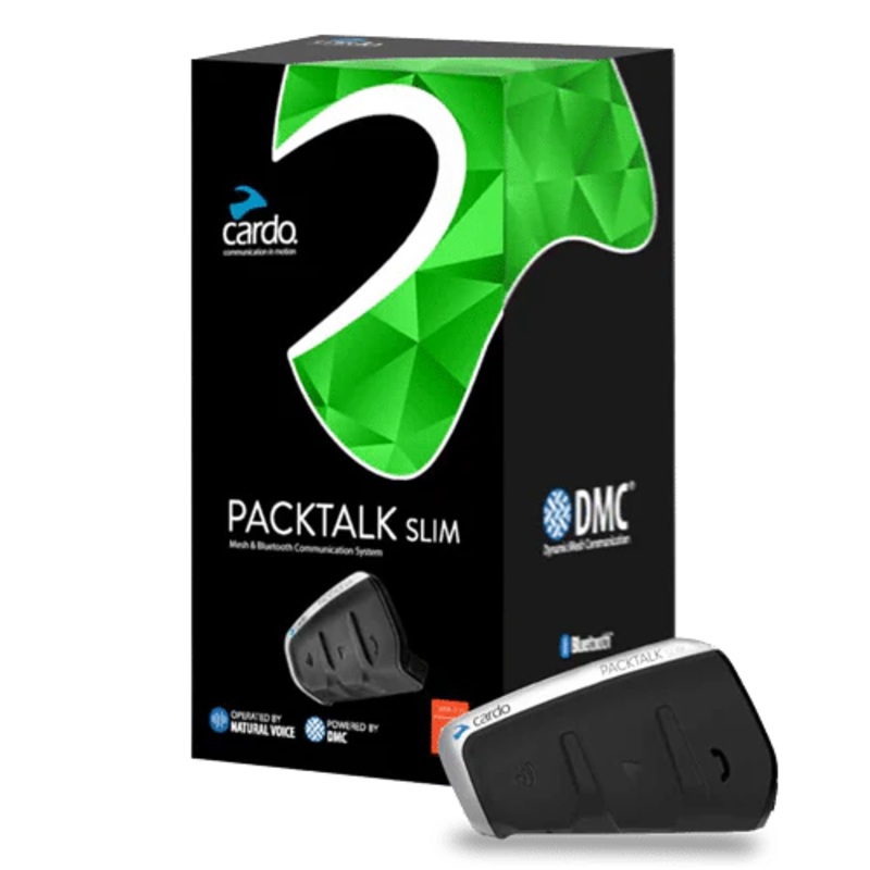 Cardo PACKTALK SLIM (JBL Audio) Bluetooth Intercom - DUO KIT