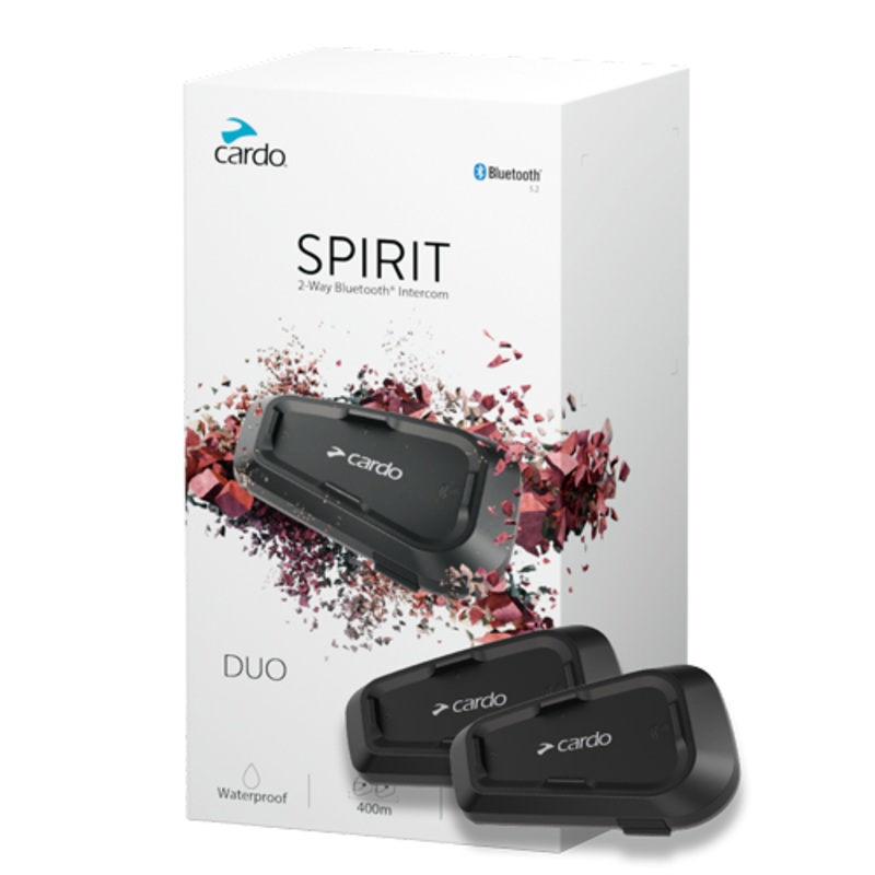 Cardo SPIRIT Bluetooth Intercom - DUO KIT