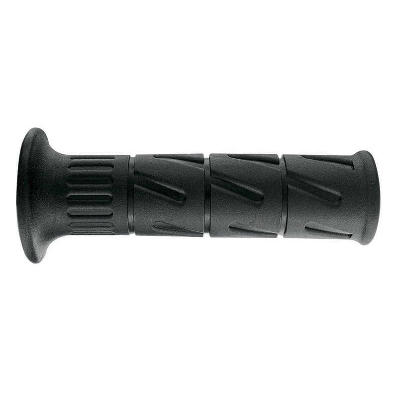 ARIETE MOTORCYCLE HAND GRIPS - ROAD - KAWASAKI STYLE - 125mm Open End - BLACK