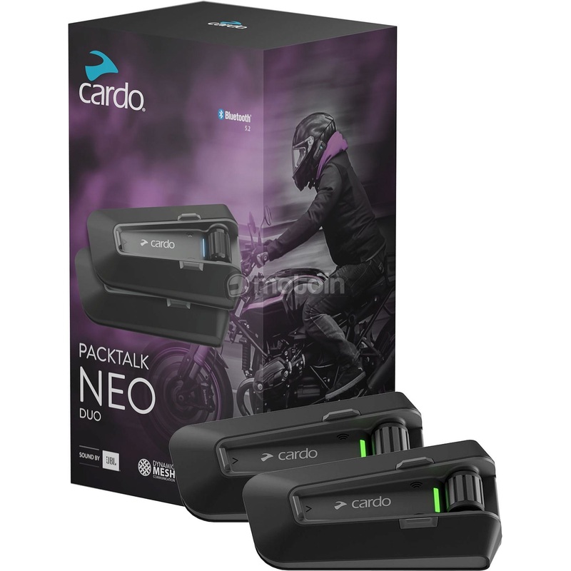 Cardo PACKTALK NEO (JBL Audio) Bluetooth Intercom - DUO KIT
