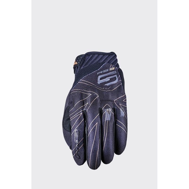 Five Rs-3 Evo Gloves - Black/Gold
