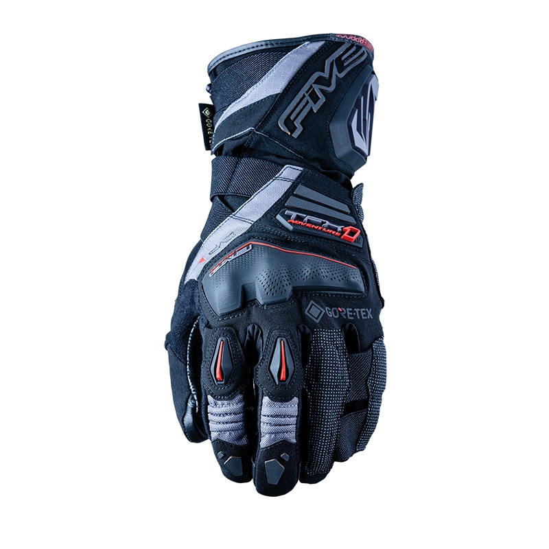 Five TFX-1 Gore-Tax Motorcycle Gloves - Black/Grey