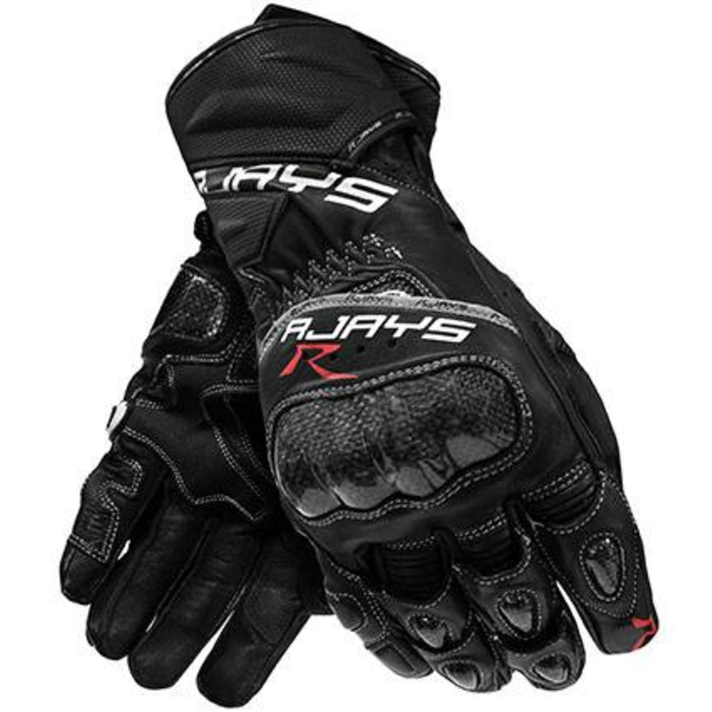 Rjays Men's Long Cobra 2 Carbon Gloves - Black