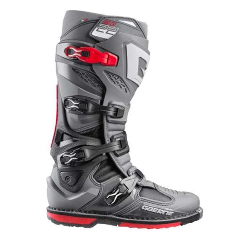 Gaerne Sg-22 Boots - Anthracite/Black/Red