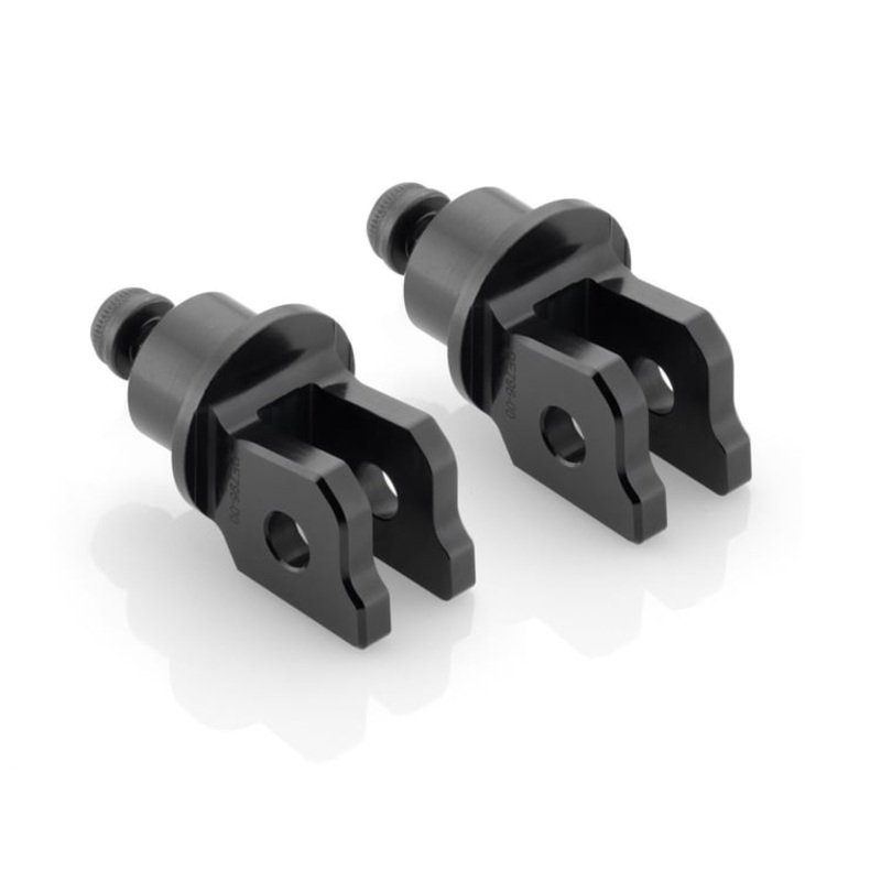 Rizoma Rally/Touring Black Peg Adaptors