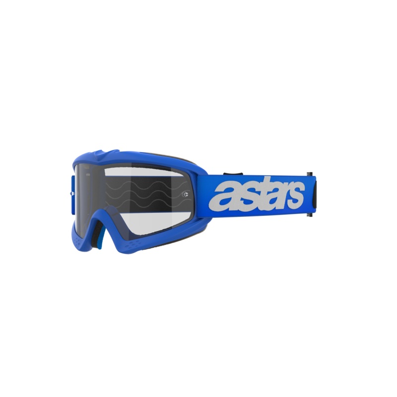 Alpinestars Vision Youth Blaze Goggle With Clear Lens - Blue