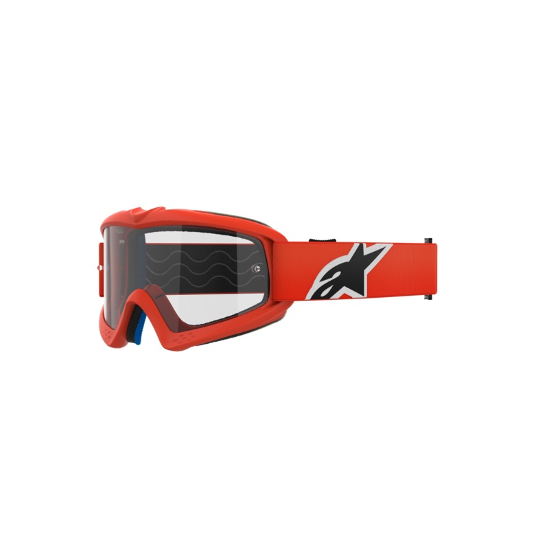 Alpinestars Vision Youth Corp Goggle With Clear Lens - Orange