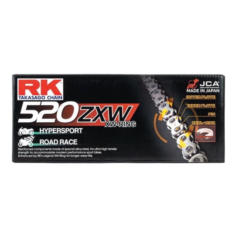 RK CHAIN 520ZXW - 120 LINK