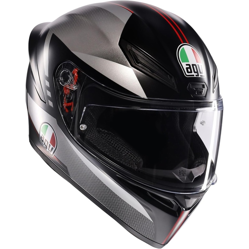 AGV K1 S - LAP MATT BLACK GREY RED
