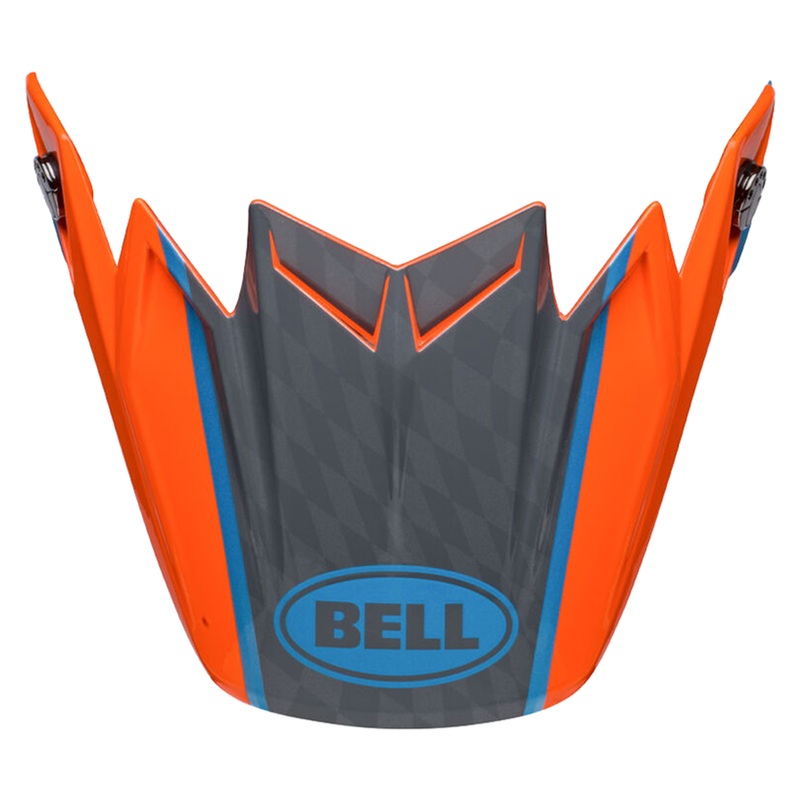 Bell Replacement Moto-9 Flex Peak - Sprite Orange/Grey