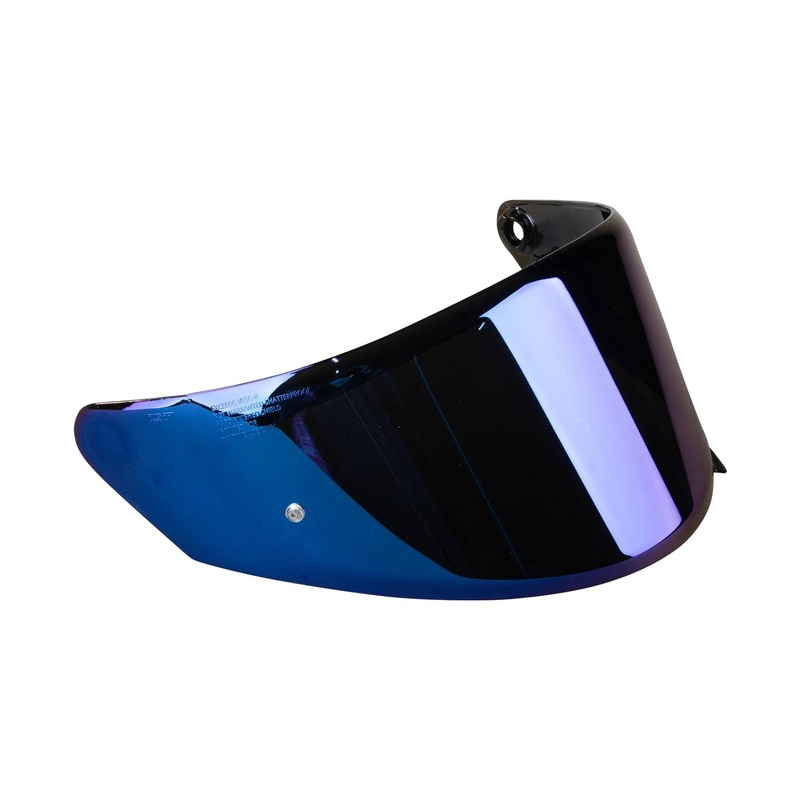 KYT TT Revo Visor - Iridium Blue