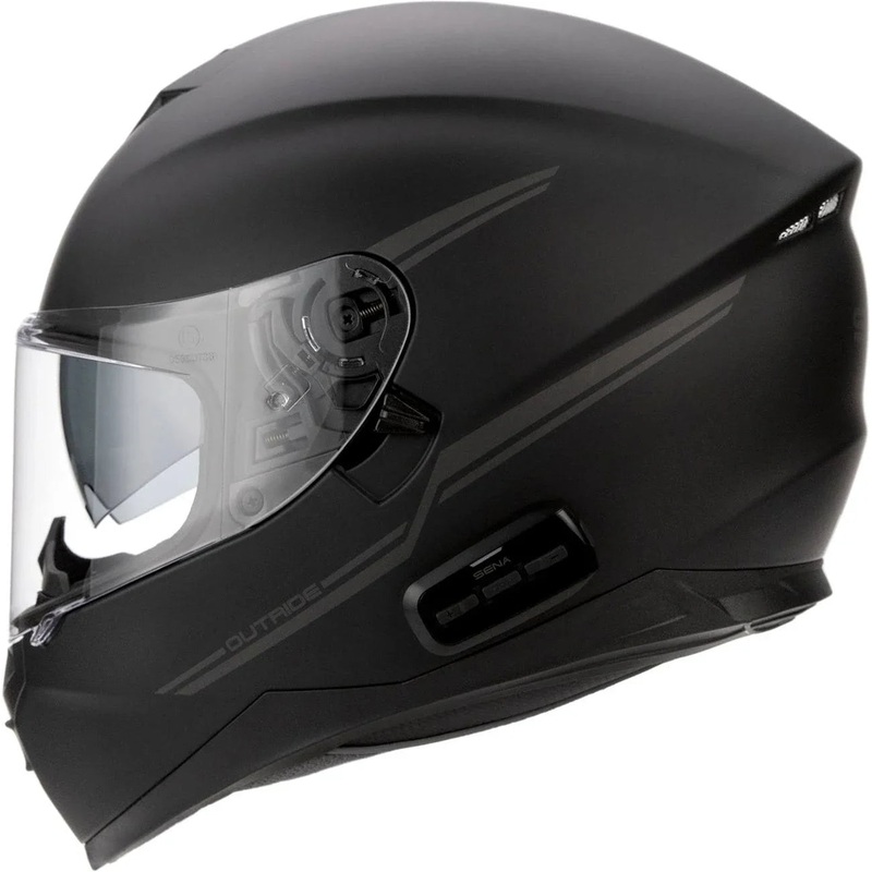 Sena Outride Helmet - Matt Black