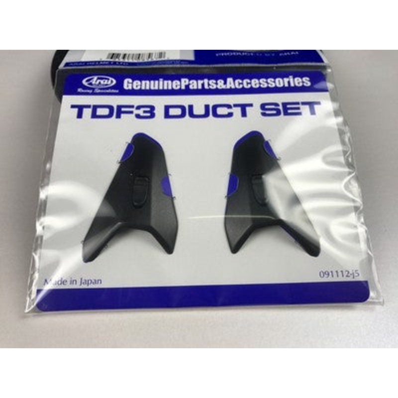 Arai Tdf Duct-3 Set - Black Frost