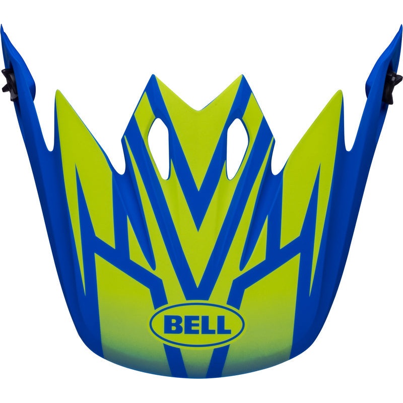 Bell Mx-9 Mips Peak - Disrupt Matt Classic Blue/Hi-Viz Yellow