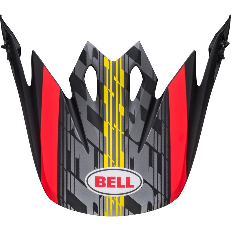 Bell Mx-9 Mips Peak - Offset Matt Black/Red