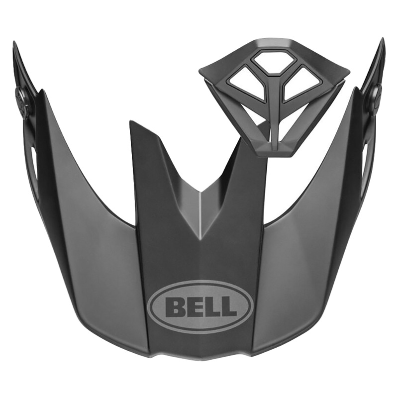 Bell Replacement Moto-10 Peak and Mouthpiece Kit - Matte Black