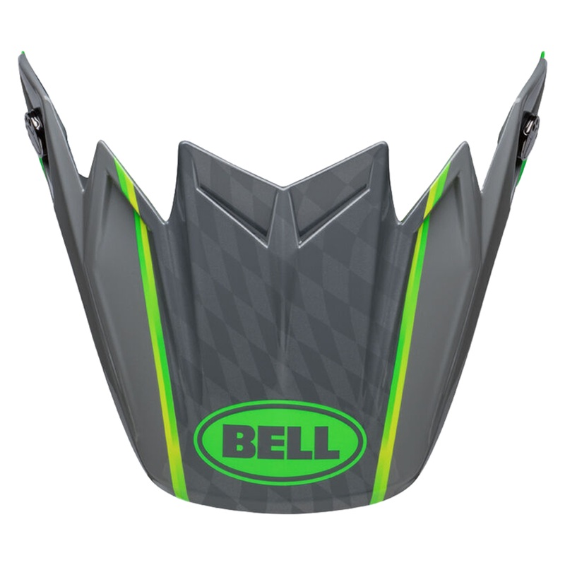 Bell Replacement Moto-9 Flex Peak - Sprite Grey/Green