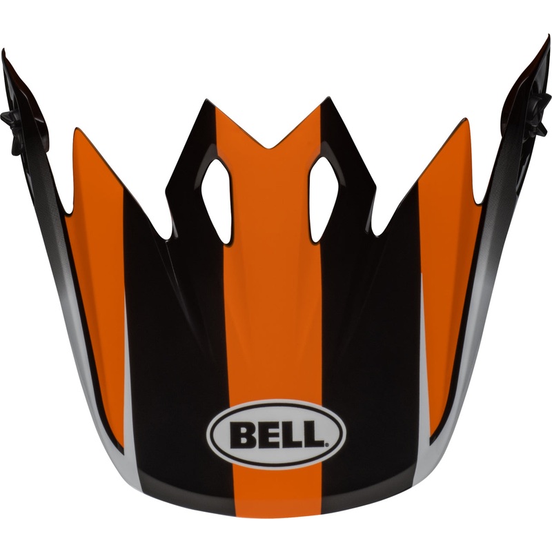 Bell Replacement MX-9 Peak Helmet Visor - Dash- Orange-Black
