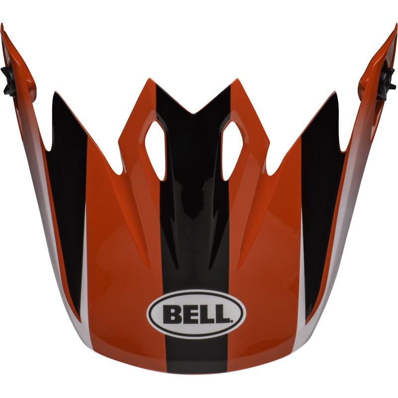 Bell Replacement MX-9 Peak Helmet Visor - Dash Red/Black
